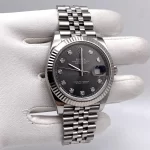 Rolex Datejust 126334 Stainless Steel Slate Diamond Dial Jubilee - 图片 3
