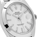 Rolex Datejust 126300 Stainless Steel White Dial Jubilee - 图片 4