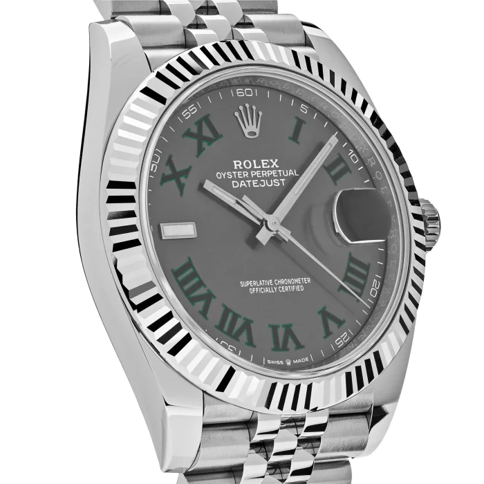 Rolex Datejust 126334 'Wimbledon' Stainless Steel Slate Dial Jubilee - 图片 3