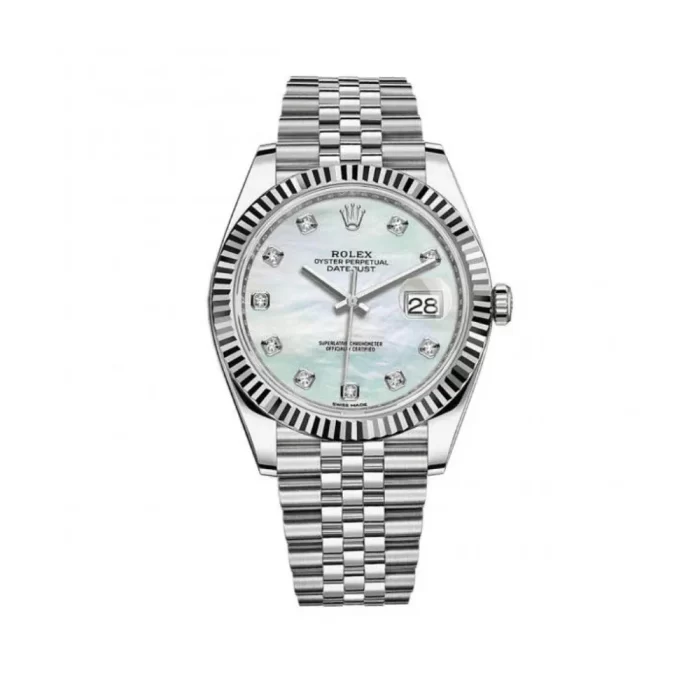Rolex Datejust 126334 Stainless Steel Diamond Mother Of Pearl Dial Jubilee - 图片 2