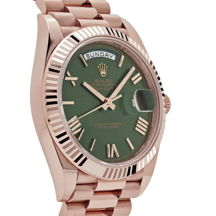 Rolex Day-Date 228235 Rose Gold Olive Green Dial (2023) - 图片 8