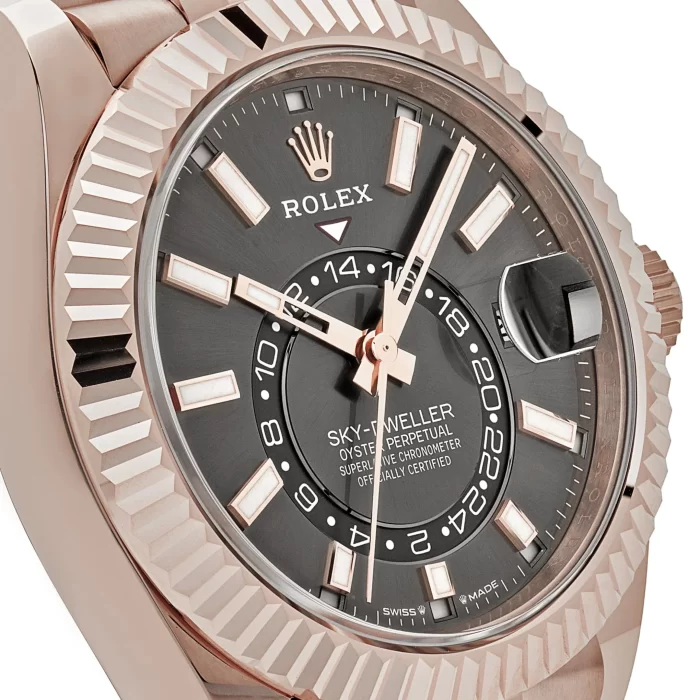 Rolex Sky-Dweller 336935 Everose Gold Slate Dial Jubilee - 图片 3