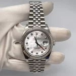 Rolex Datejust 126334 Stainless Steel Diamond Mother Of Pearl Dial Jubilee - 图片 3