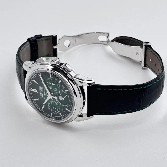 Patek Philippe Grand Complications 5270P-014 Perpetual Calendar Chronograph Platinum Green Dial (2023) - 图片 3