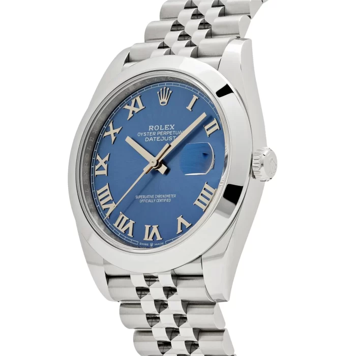 Rolex Datejust 126300 Stainless Steel Blue Roman Dial Jubilee - 图片 3
