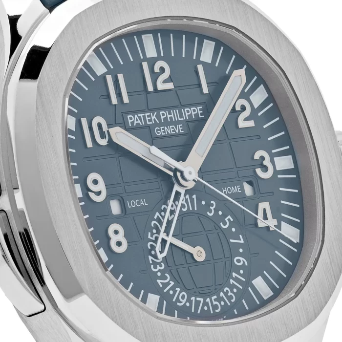 Patek Philippe Aquanaut 5164G-001 'Travel Time' White Gold Blue-Gray Dial - 图片 6