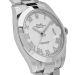 Rolex Datejust 126300 Stainless Steel White Roman Dial Oyster - 图片 2