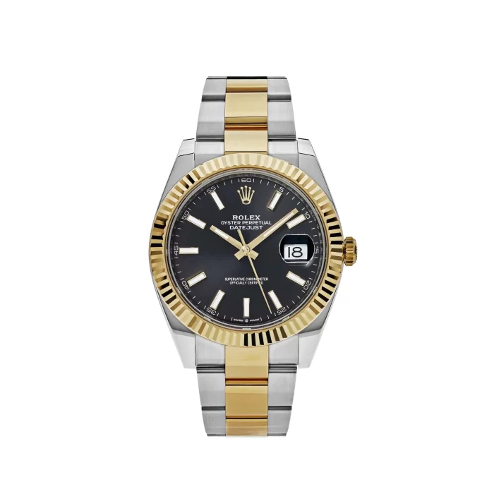 Rolex Datejust 126333 Yellow Gold Stainless Steel Black Dial Oyster - 图片 1
