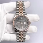 Rolex Datejust 126231 'Wimbledon' Stainless Steel Rose Gold Slate Dial - 图片 2