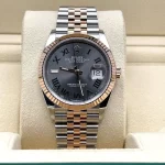 Rolex Datejust 126231 'Wimbledon' Stainless Steel Rose Gold Slate Dial - 图片 3