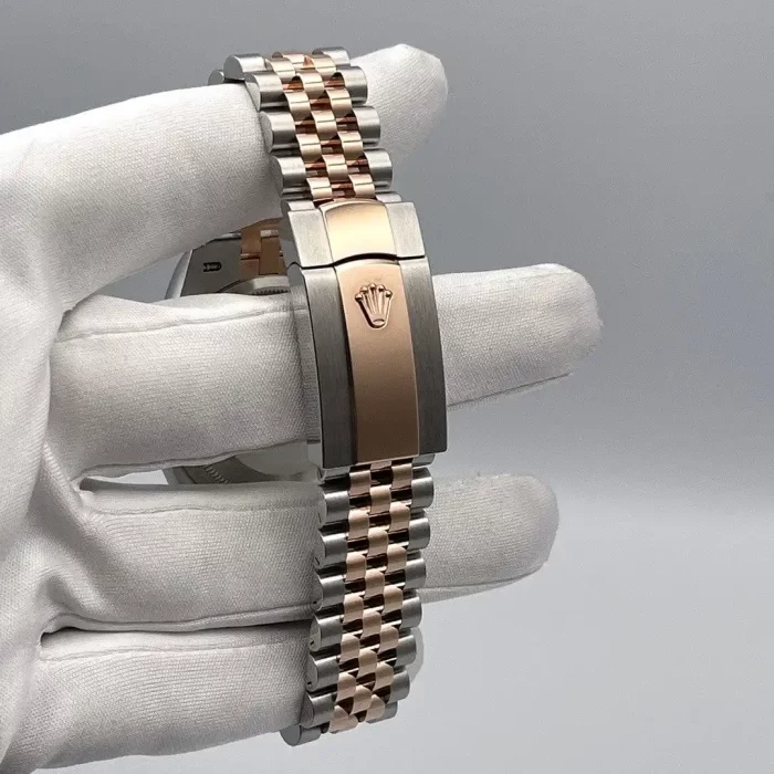 Rolex Datejust 126231 'Wimbledon' Stainless Steel Rose Gold Slate Dial - 图片 5