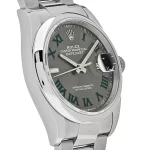 Rolex Datejust 126200 'Wimbledon' Stainless Steel Slate Dial - 图片 3