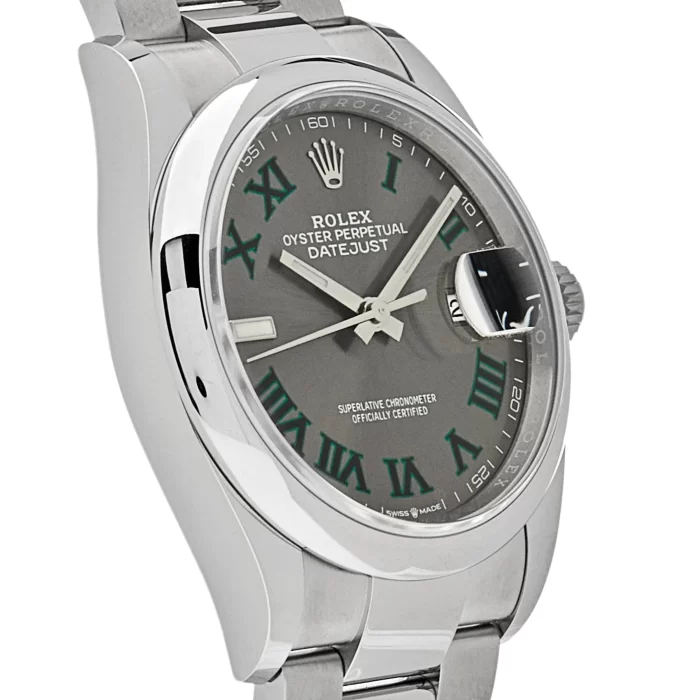 Rolex Datejust 126200 'Wimbledon' Stainless Steel Slate Dial - 图片 3