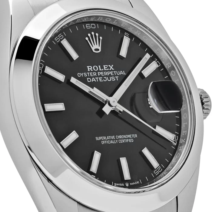 Rolex Datejust 126300 Stainless Steel Black Dial Oyster - 图片 5
