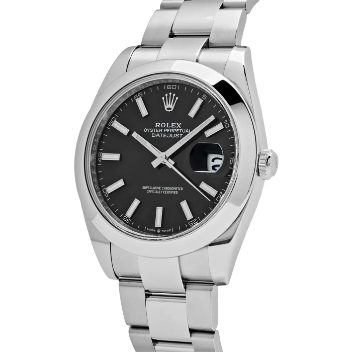 Rolex Datejust 126300 Stainless Steel Black Dial Oyster - 图片 3