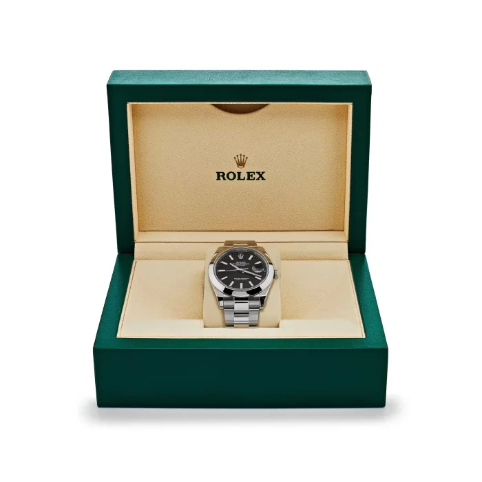Rolex Datejust 126300 Stainless Steel Black Dial Oyster - 图片 7