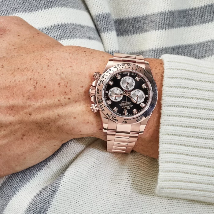 Rolex Daytona 126505 Rose Gold Black Diamond Dial - 图片 4