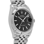 Rolex Datejust 126234 White Gold Stainless Steel Black Dial Jubilee - 图片 2