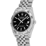 Rolex Datejust 126234 White Gold Stainless Steel Black Dial Jubilee - 图片 3