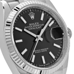 Rolex Datejust 126234 White Gold Stainless Steel Black Dial Jubilee - 图片 4