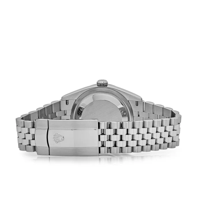 Rolex Datejust 126234 White Gold Stainless Steel Black Dial Jubilee - 图片 5