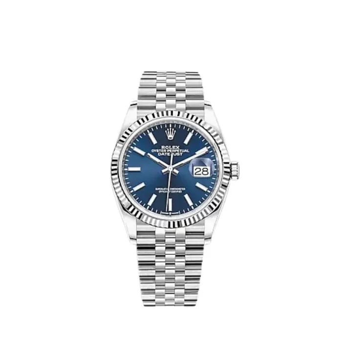 Rolex Datejust 126234 White Gold Stainless Steel Blue Dial Jubilee - 图片 1