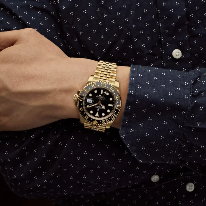 Rolex GMT-Master II 126718GRNR Yellow Gold Black Dial Jubilee (2024) - 图片 4