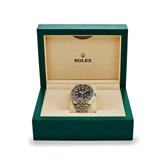 Rolex GMT-Master II 126718GRNR Yellow Gold Black Dial Jubilee (2024) - 图片 6