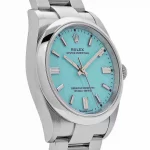 Rolex Oyster Perpetual 126000 Stainless Steel Baby Blue Dial - 图片 3