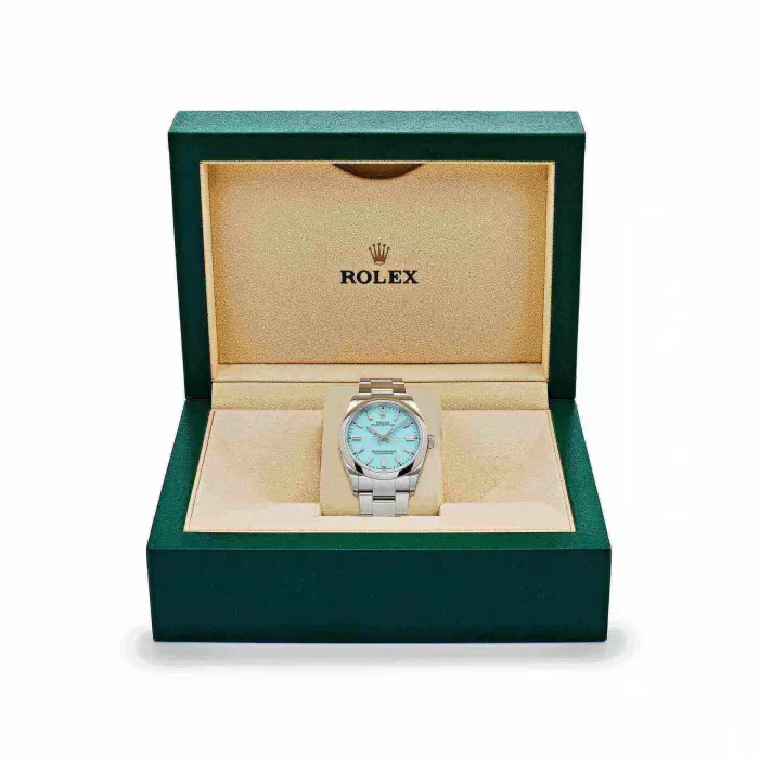 Rolex Oyster Perpetual 126000 Stainless Steel Baby Blue Dial - 图片 7