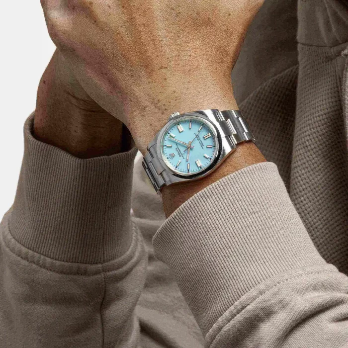 Rolex Oyster Perpetual 126000 Stainless Steel Baby Blue Dial - 图片 5