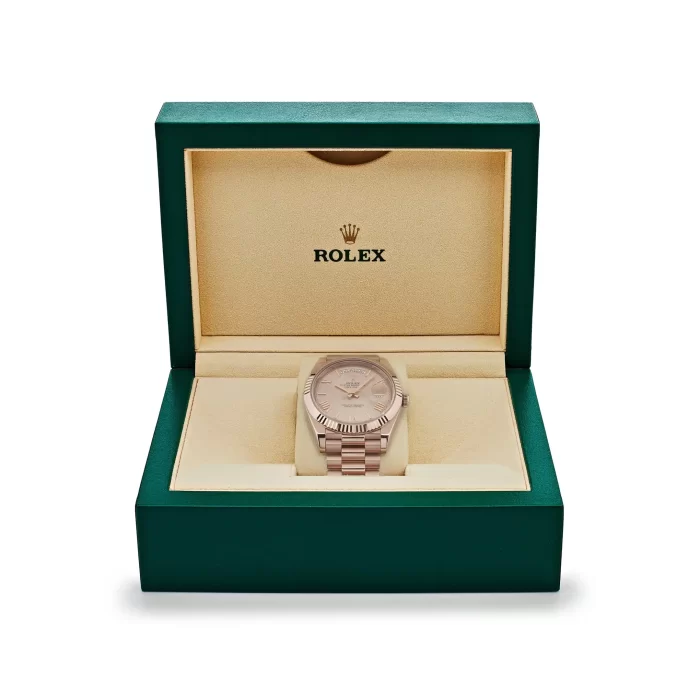 Rolex Day-Date 228235 Rose Gold Sundust Roman Dial (2023) - 图片 6