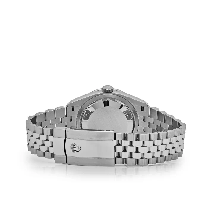 Rolex Datejust 126284RBR Stainless Steel Green Palm Frond Diamond Dial Diamond Bezel - 图片 5