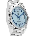 Rolex Day-Date 228236 Platinum Ice Blue Arabic Dial - 图片 4