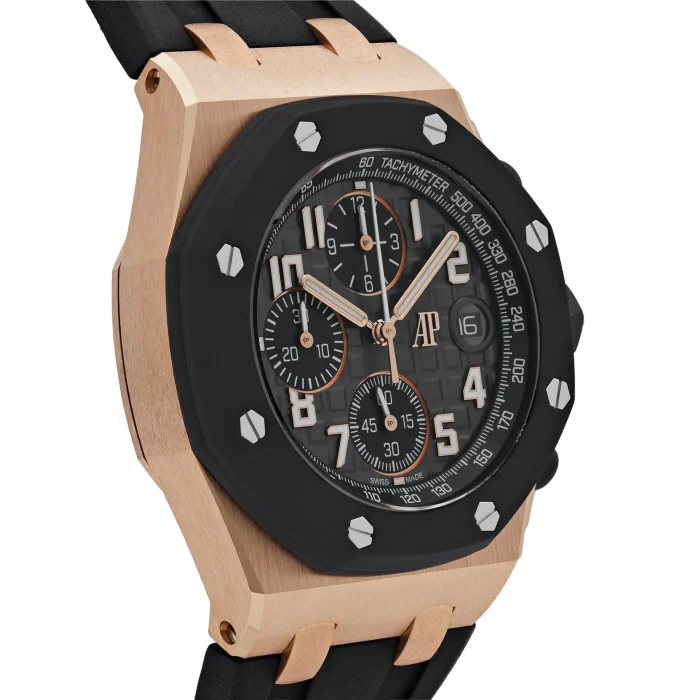 Audemars Piguet Royal Oak Offshore 26238OK.OO.A002CA.01 Chronograph Rose Gold Black Dial - 图片 3