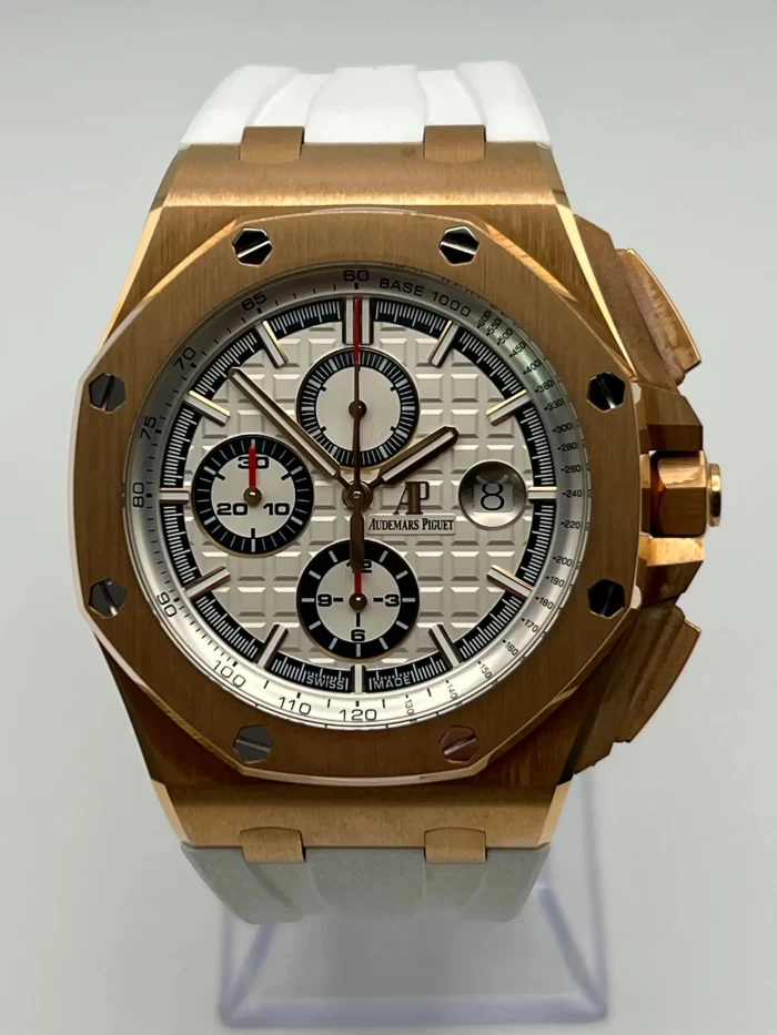 Audemars Piguet Royal Oak Offshore 26408OR.OO.A010CA.01.99 Chronograph 'Summer Byblos Edition' Rose Gold White Dial Limited Edition - 图片 6