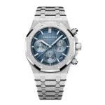 Audemars Piguet Royal Oak 26240BC.GG.1324BC.02 Chronograph Frosted White Gold Light Blue Dial - 图片 2