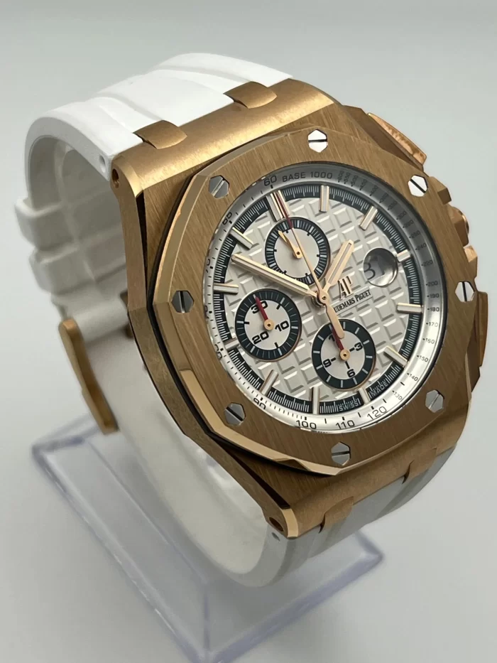 Audemars Piguet Royal Oak Offshore 26408OR.OO.A010CA.01.99 Chronograph 'Summer Byblos Edition' Rose Gold White Dial Limited Edition - 图片 3