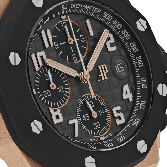 Audemars Piguet Royal Oak Offshore 26238OK.OO.A002CA.01 Chronograph Rose Gold Black Dial - 图片 4
