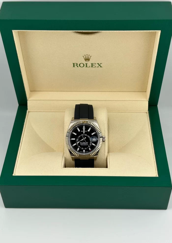 Rolex Sky-Dweller 336239 White Gold Black Dial Oysterflex (2024) - 图片 6