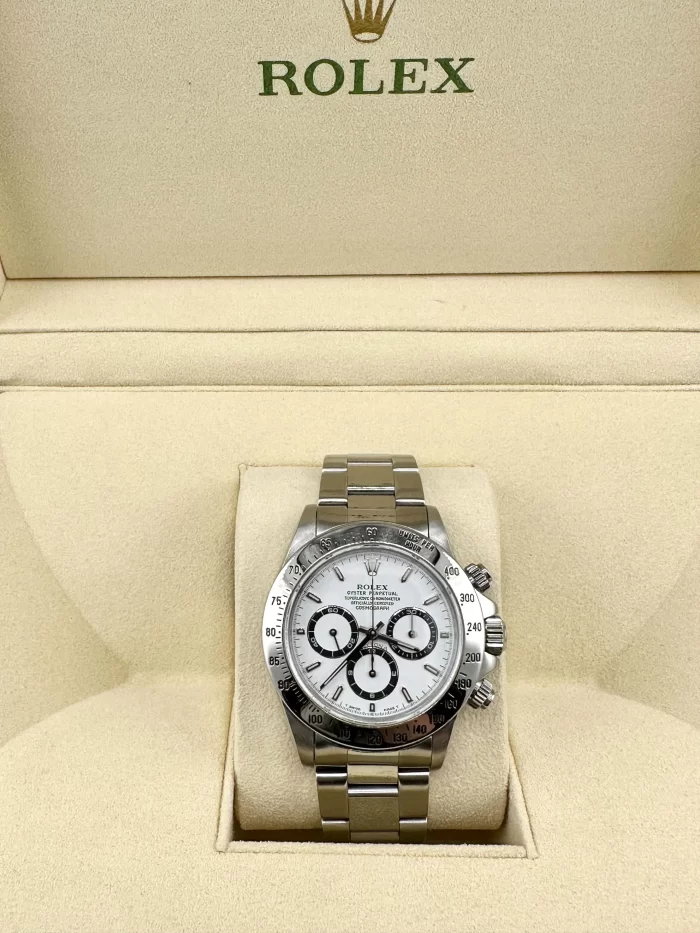 Rolex Daytona 16520 Zenith Movement Stainless Steel White Dial - 图片 4