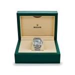 Rolex Day-Date 128236 Platinum Ice Blue Baguette Dial - 图片 7