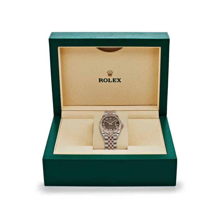 Rolex Datejust 278271 Rose Gold Stainless Steel Roman Chocolate Dial Jubilee (2024) - 图片 7