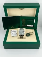Rolex Datejust 126334 Stainless Steel Green Motif Dial Oyster - 图片 4