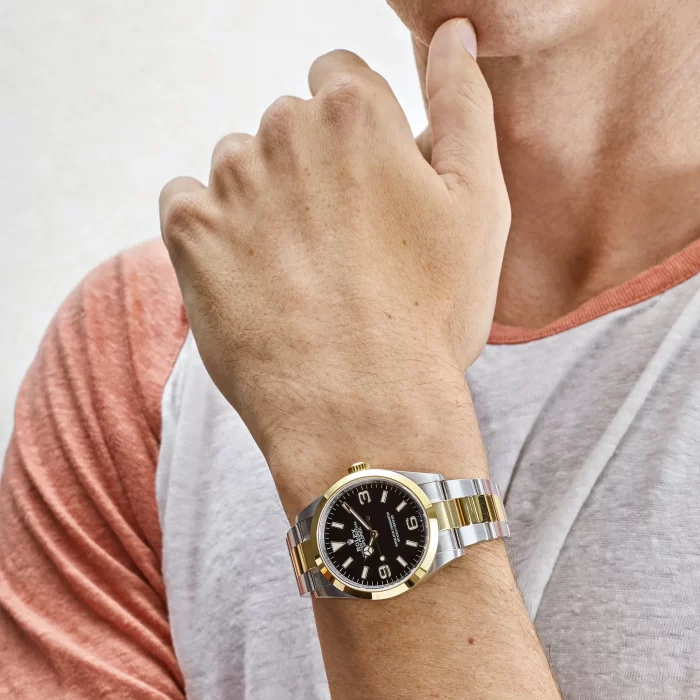 Rolex Explorer 124273 Yellow Gold Stainless Steel Black Dial - 图片 3