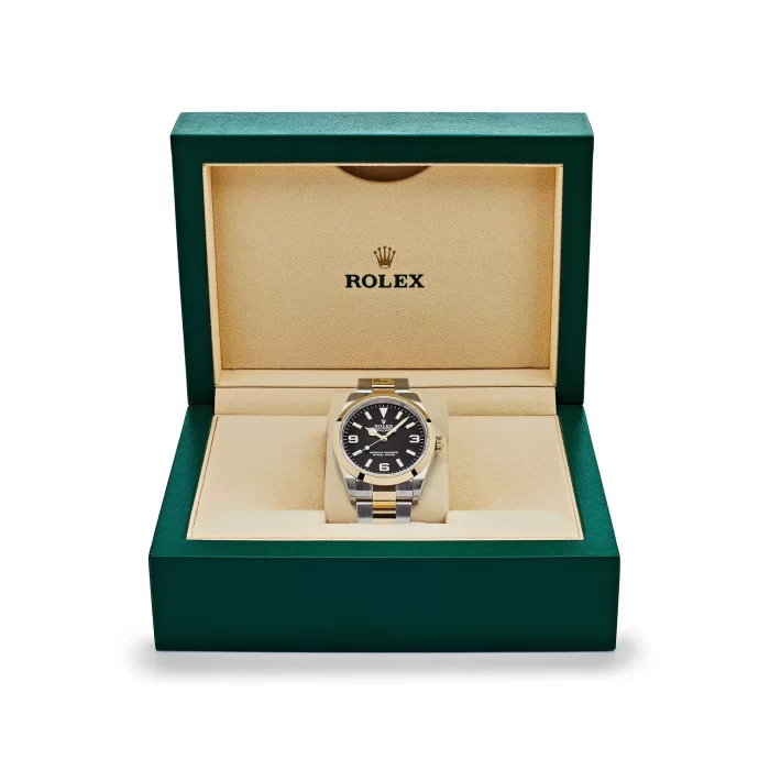 Rolex Explorer 124273 Yellow Gold Stainless Steel Black Dial - 图片 4