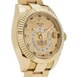Rolex Sky-Dweller 326938 Yellow Gold Champagne Dial Arabic Numerals - 图片 2