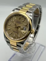 Rolex Datejust 126203 Two-Toned Yellow Gold Stainless Steel Palm Motif Dial - 图片 3