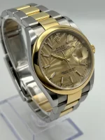 Rolex Datejust 126203 Two-Toned Yellow Gold Stainless Steel Palm Motif Dial - 图片 4
