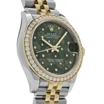 Rolex Datejust 278383RBR Two-Toned Yellow Gold Stainless Steel Green Flower Dial - 图片 2